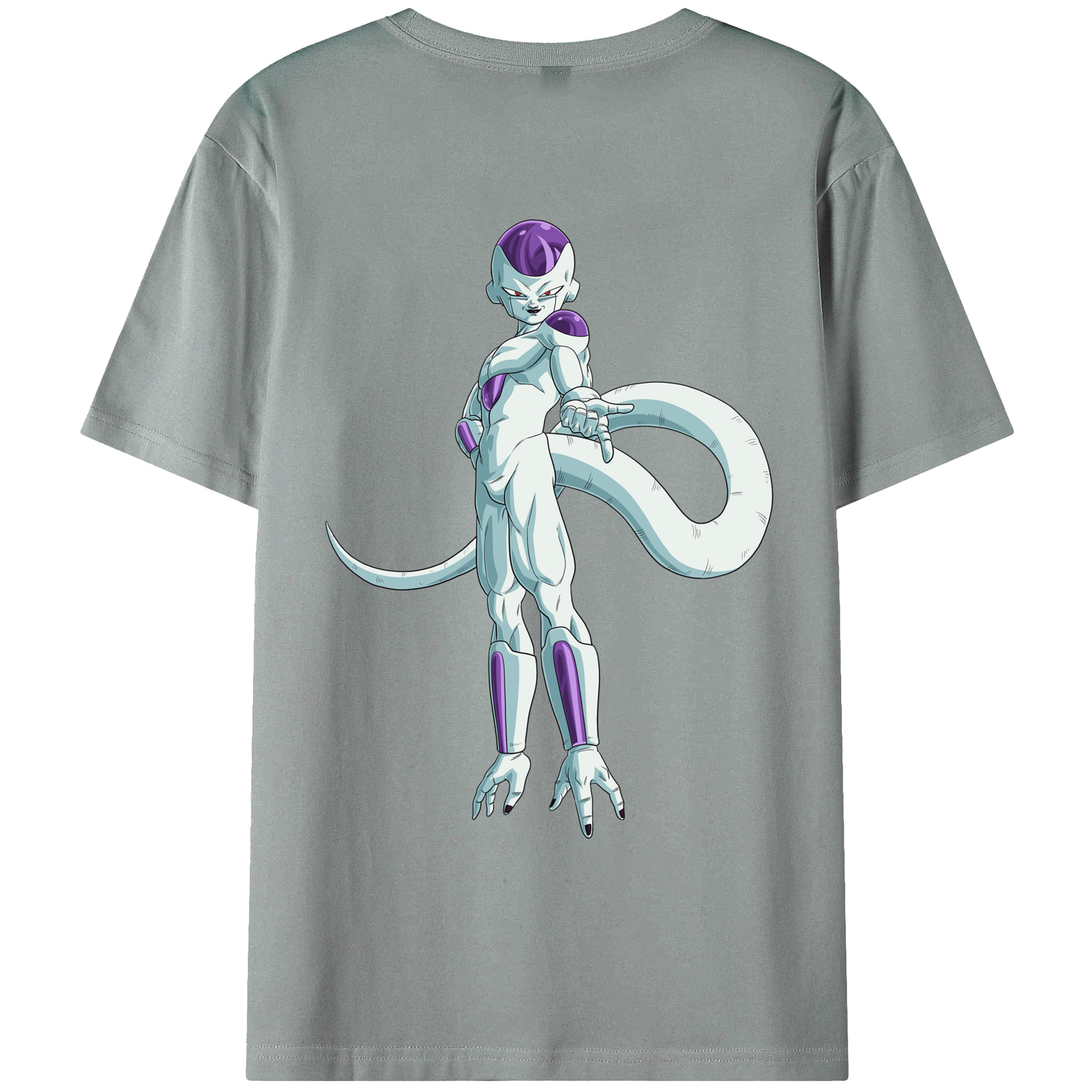 （画像用） ドラゴンボール フリーザ DRAGON BALL Frieza 綿100％ メンズ半袖Tシャツ（バックプリント） 通気性